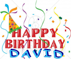 Happy birthday david clipart - AbeonCliparts | Cliparts & Vectors
