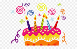 Happy Birthday Clipart Orange - 7th Birthday Theme Decoration For ...