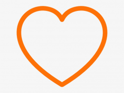 Orange Heart Clipart - Orange Heart Clip Art Png Transparent PNG ...