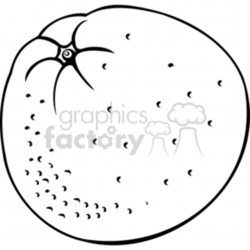 orange outline clipart. Royalty-free clipart # 383110