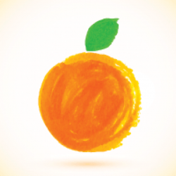 Bright Watercolor Marker Painted Orange | Clipart | PBS LearningMedia
