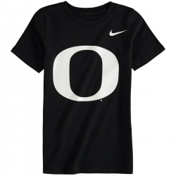 Preschool Nike Black Oregon Ducks Logo T-Shirt