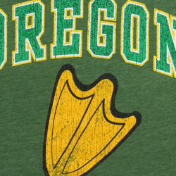 Women\'s New Agenda Heathered Green Oregon Ducks Big Arch ...