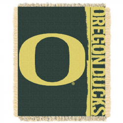 Oregon Ducks Gametime Tapestry Throw Blanket