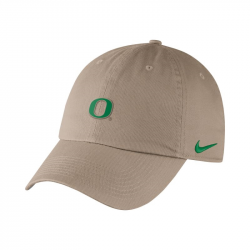 Oregon Ducks Nike Dri-FIT H86 Small Logo Hat - Khaki