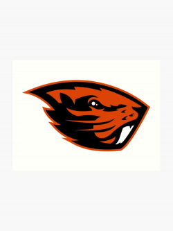 Oregon State Beavers Logo | Art Print