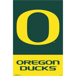 Oregon Ducks 22.4\'\' x 34\'\' College Logo Poster