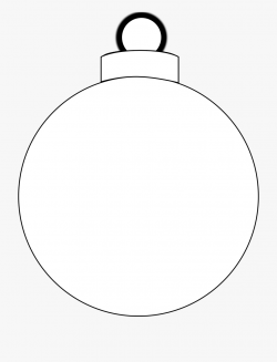 Christmas Ornament Clipart Black And White - Circle #326215 ...