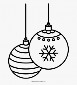Enfeites De Natal Coloring Page - Christmas Ornament Drawing ...