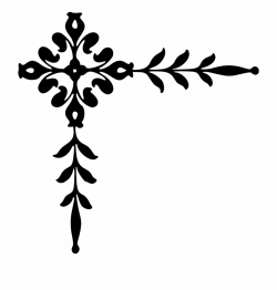 Corner Clipart Black And White - Decoration Png {#289029 ...