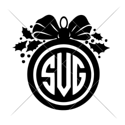 Ornament for Monogram svg png dxf eps