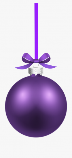 Purple Xmas Clip Art - Purple Christmas Ornaments Png ...