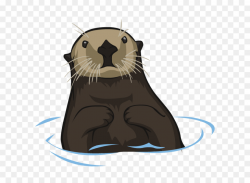 Otter Cartoon clipart - Otter, Rat, Bear, transparent clip art