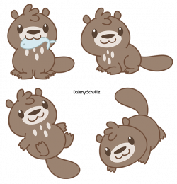 Chibi Giant River Otter by Daieny.deviantart.com on ...
