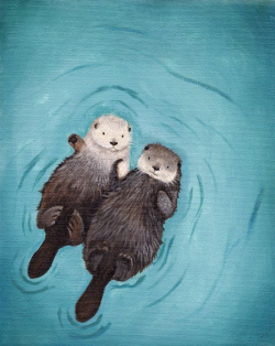 Photos} Otter Love - Clip Art Library