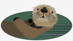 Clipart - Sea Otter - Sea Otter Clip Art - Free Transparent ...