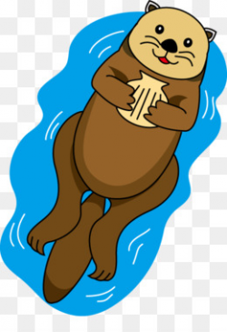 Otter clipart transparent, Otter transparent Transparent ...