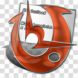 Tribal Outlook, red logo with text overlay transparent ...