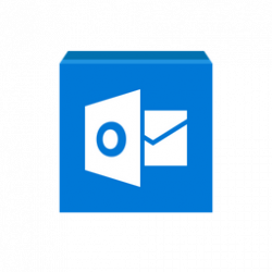 Microsoft outlook Icon of Flat style - Available in SVG, PNG ...