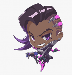 Sombra Overwatch Png - Overwatch Sombra Cute Spray ...