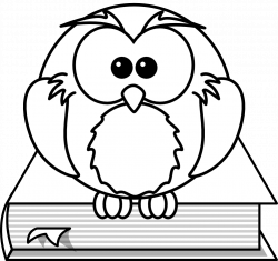 School Owl Clipart Black And White | Clipart Panda - Free ...