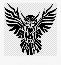 Owl Black And White Clipart Tribal - Tattoo T Shirt Roblox ...
