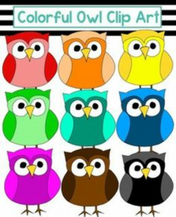 Color Owl Cliparts - Cliparts Zone