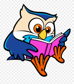 Clip Art Download Homework Owl On Dumielauxepices Net - Owl Reading ...