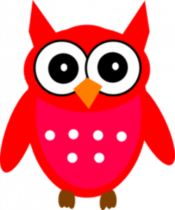 Red Owl Clip Art | owls | Owl clip art, Owl cartoon, Funny owl pictures