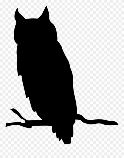 Clipart - Silhouette Owl - Png Download (#2479) - PinClipart
