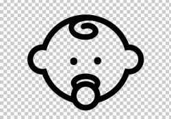 Child Infant Computer Icons Pacifier PNG, Clipart, Black And ...