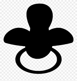 Download Png - Baby Pacifier Silhouette Jpg Clipart ...