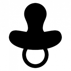Free Pacifier Silhouette Cliparts, Download Free Clip Art ...