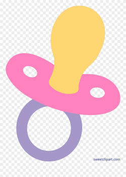 Pacifier Purple Clip Art Sweet - Baby Pacifier - Png ...