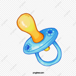 Vector Cartoon Baby Pacifier, Cartoon Clipart, Baby Clipart ...