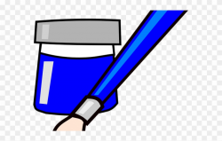 Brush Clipart Blue - Paint Brush Clip Art - Png Download ...