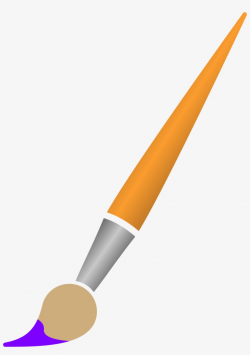 Paint Brush Clipart Transparent Background - Paint Brush ...