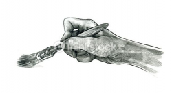 clip art hand holding paintbrush painting hand - Google ...