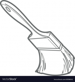 Paint brush outline