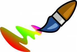 Rainbow Paintbrush Clip Art at Clker.com - vector clip art ...