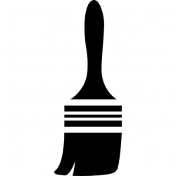 Paint Brush Silhouette Vector at GetDrawings.com | Free for ...