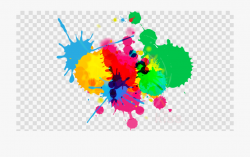 Paint Png Color - Color Ink Splatter Png , Transparent ...