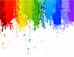 Rainbow Colour Splash Drip Transparent Background in 2019 ...