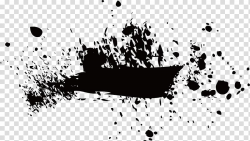 Black abstract painting, Ink brush Paintbrush, Brush pen ...