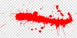 Red , paint splatter transparent background PNG clipart ...