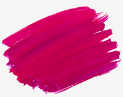 Smudge Pink Sticker By - Smear Paint Overlay Png PNG Image ...