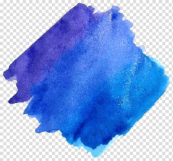 Watercolor painting Texture, Blue smudge , blue paint ...