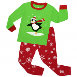 Full Sleeve Snowflake Girls Christmas Pajamas Cotton Children Sleepwear  Baby Nightwear Kids Homewear Boys Christmas Pajama Sets