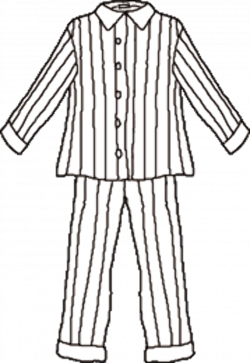 Pajamas clipart black and white clipart images gallery for ...