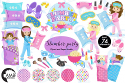 Pajama party clip art clipart images gallery for free ...